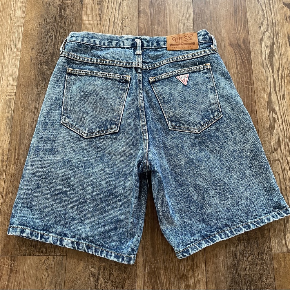 Vintage Guess acid wash jean Bermuda shorts 1